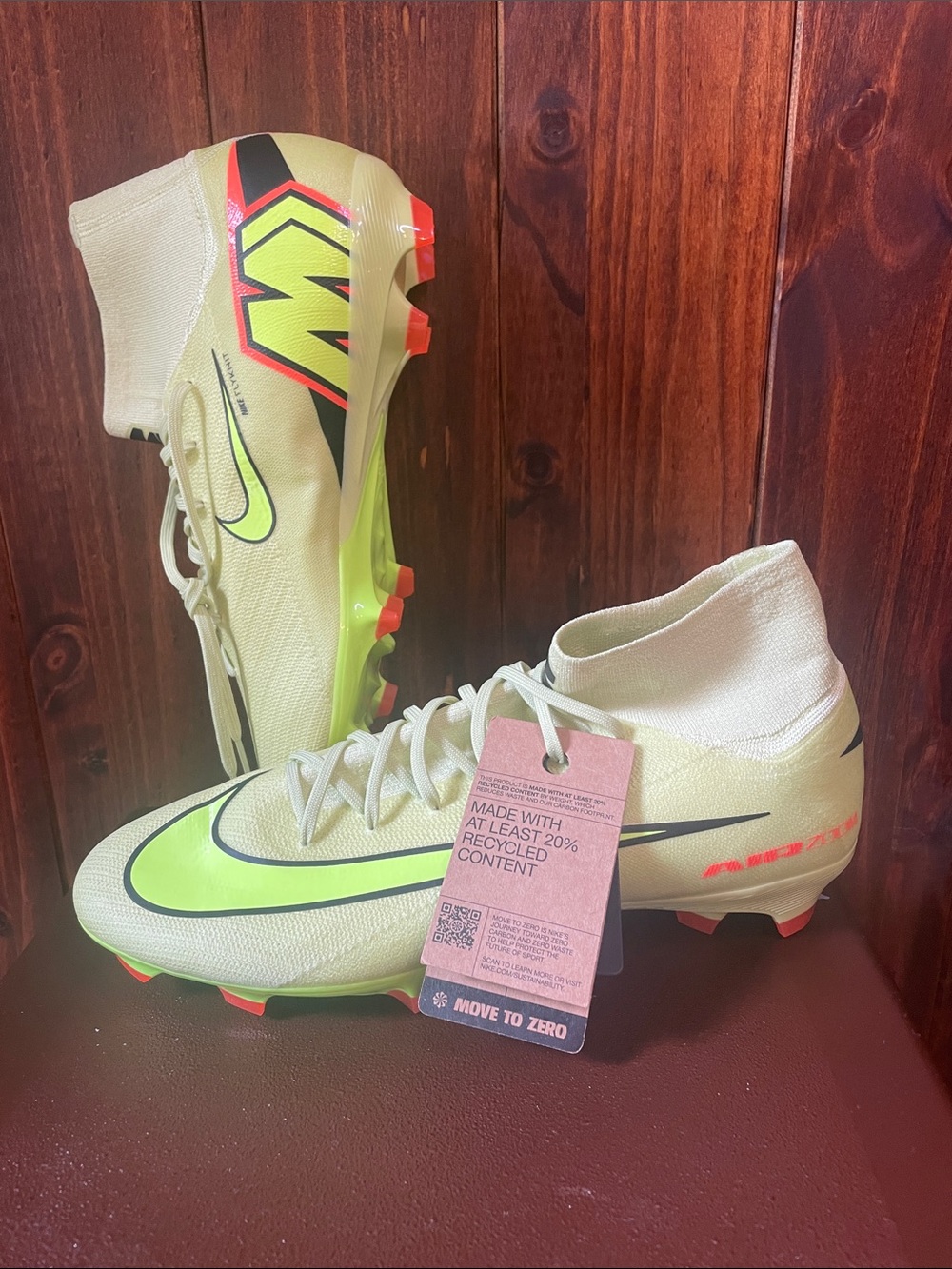 Nike Zoom Mercurial Superfly 10 Pro in Limelight Soccer Cleats Sz12.5